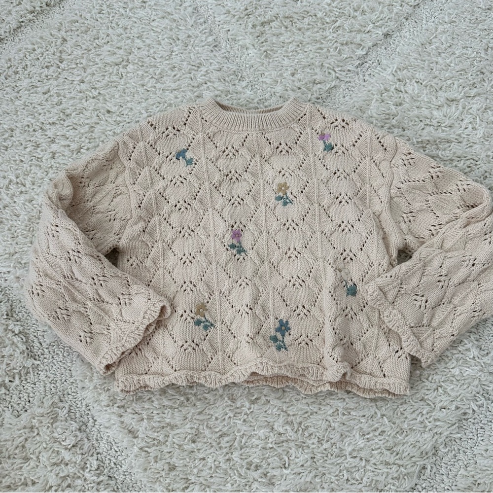 Zara Floral Crochet Knit Set - Picture 6 of 9